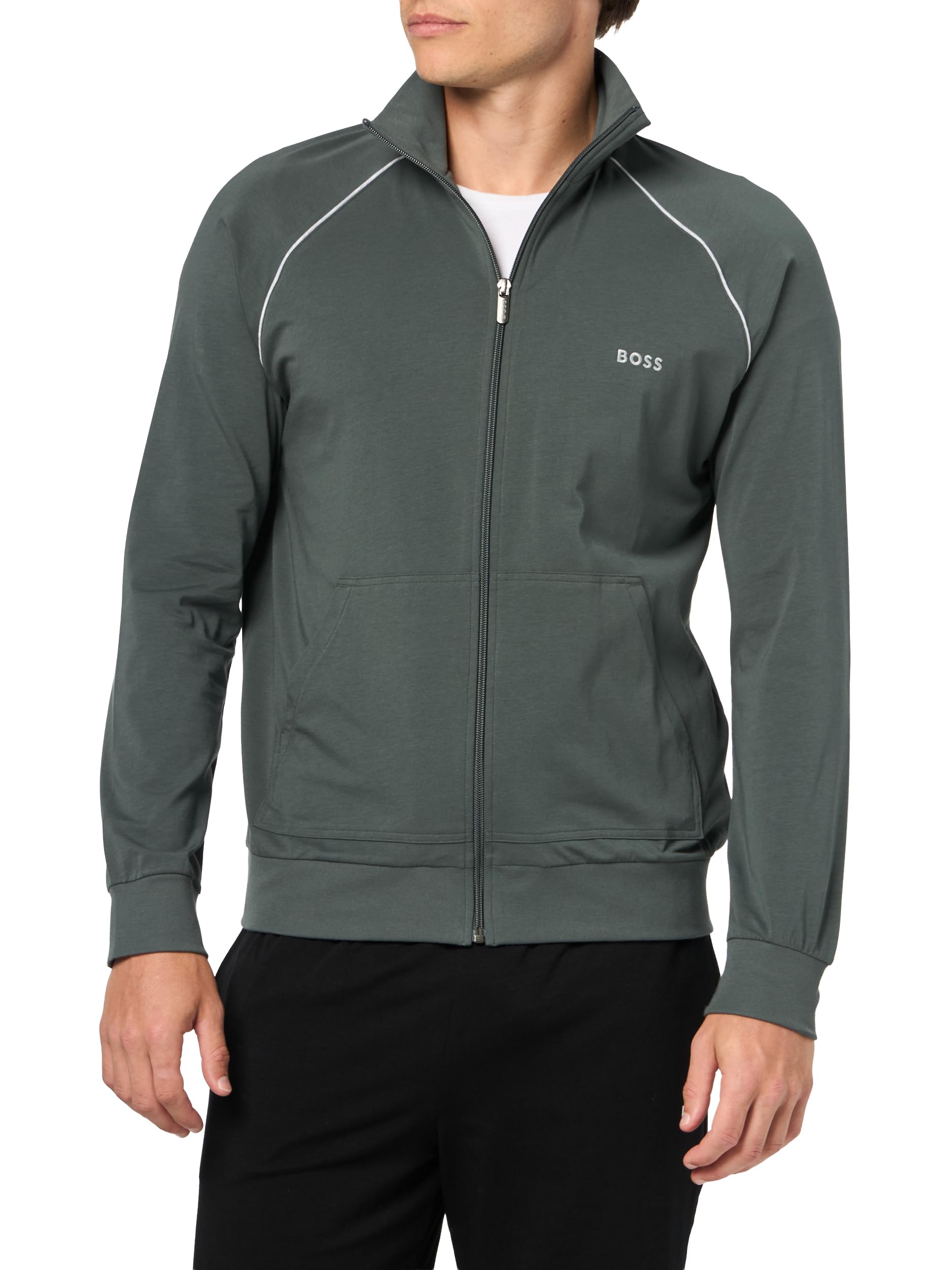 BOSS mens Mix&match Jacket, Olive Smoke, XX-Large : Amazon.sg: Fashion